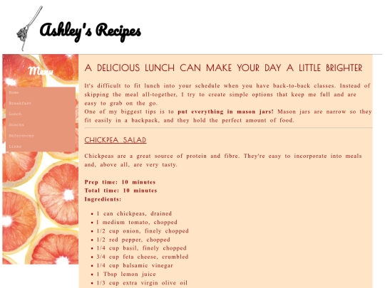 lunch screenshot