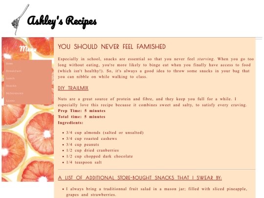 snacks screenshot