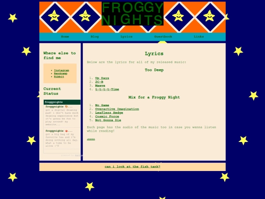 lyrics/lyrics screenshot