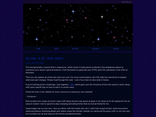 writing screenshot