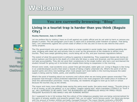 blog screenshot