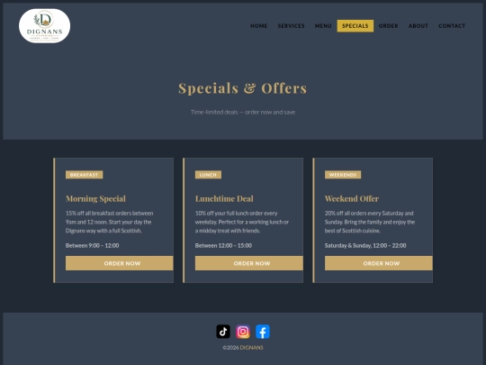 specials screenshot