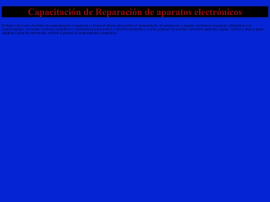 MATF 404/marco/Reparación de aparatos screenshot