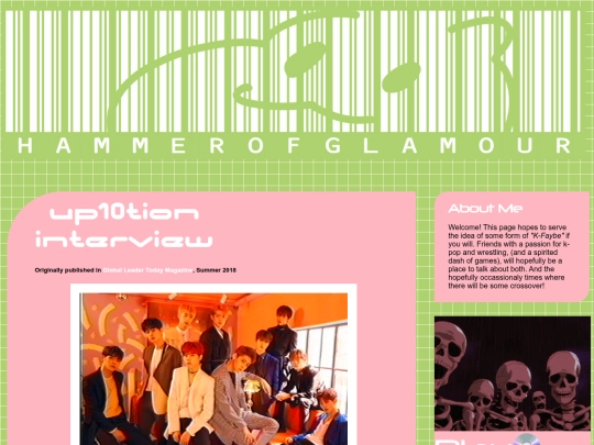 K-POP_MAIN/UP10TION Interview copy screenshot
