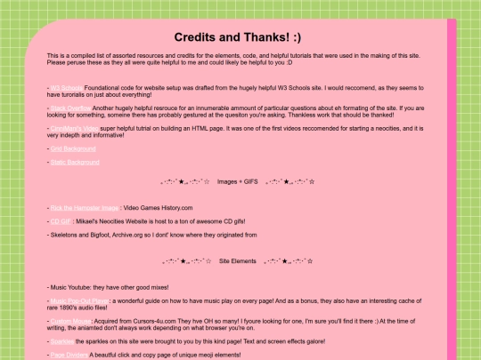 credits screenshot