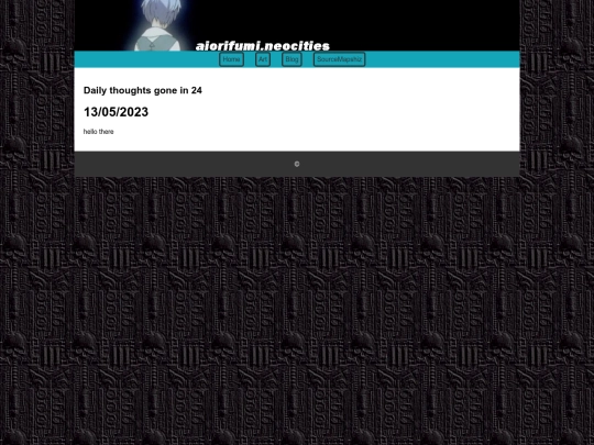 blog screenshot