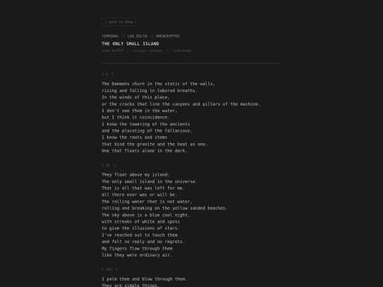 EECS414/poem2 screenshot