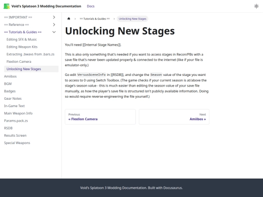 voiddocs/docs/== Tutorials & Guides ==/Unlocking New Stages screenshot
