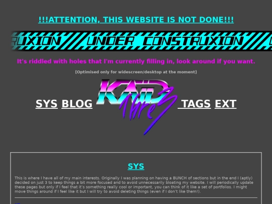 sys screenshot