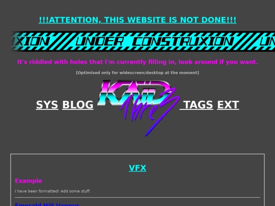sys/vfx screenshot
