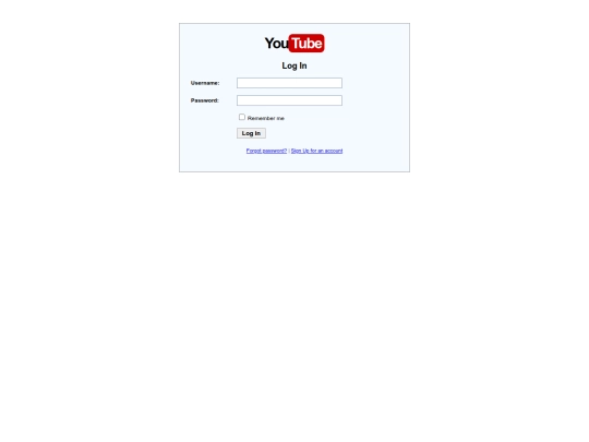 login screenshot