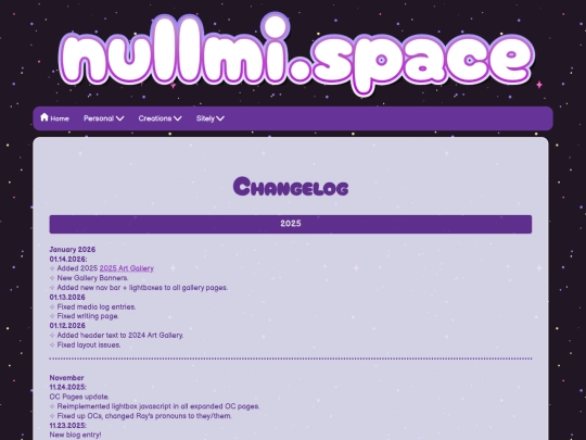 changelog screenshot