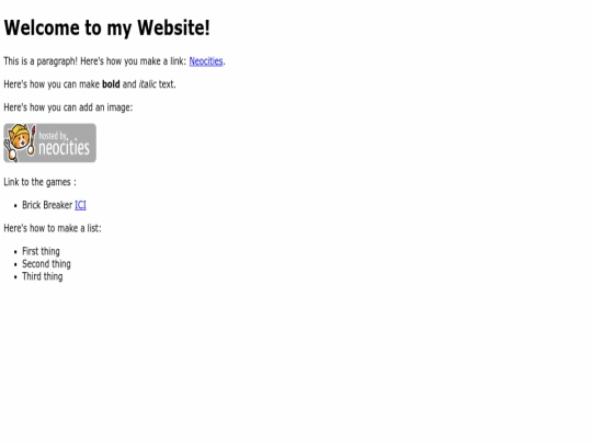 index screenshot