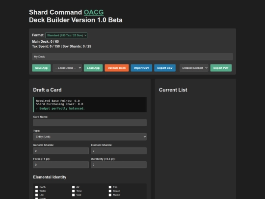 ShardCommandOACG screenshot