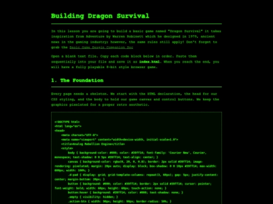 learning screenshot