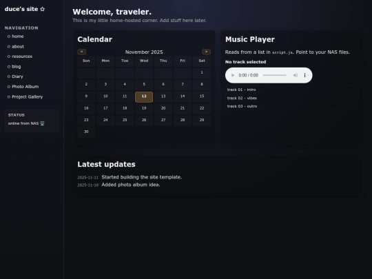 index screenshot
