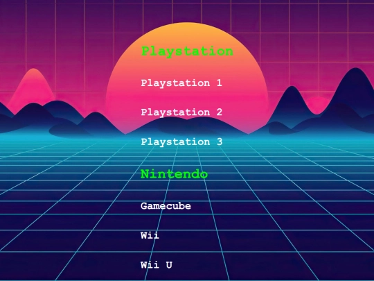 Retro Games/MyConsoles screenshot