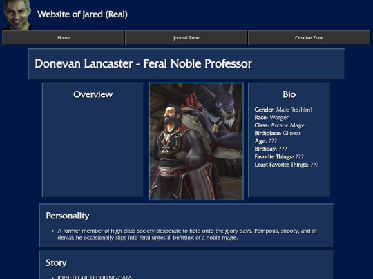 characters_website/Donevan screenshot