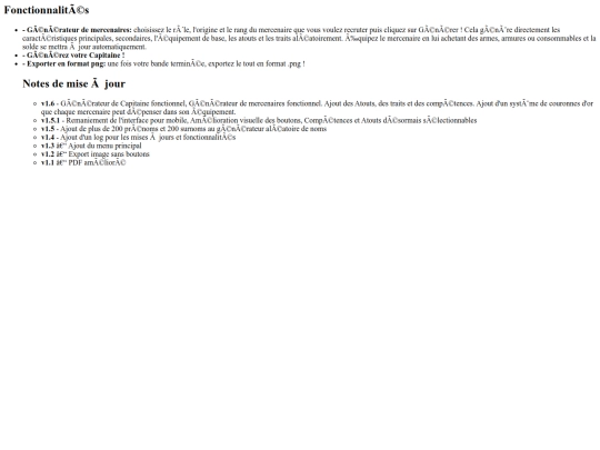 changelog screenshot