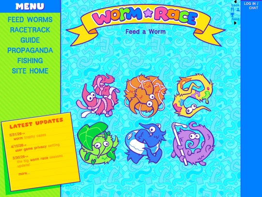 games/worm-race/preview screenshot