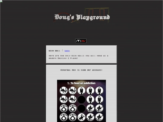 html/destiny/wishwall/wishwall screenshot