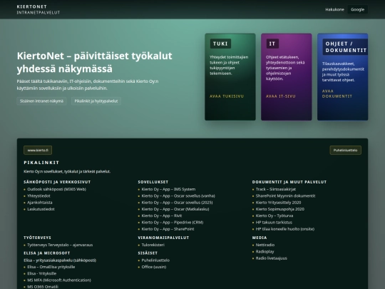 index screenshot