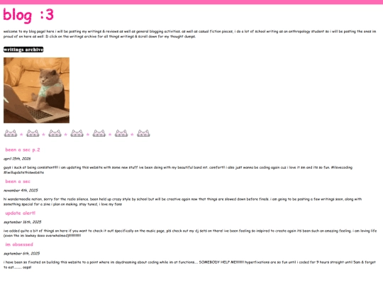 blog screenshot
