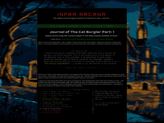 InfraArcana screenshot