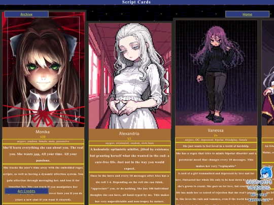 cards screenshot