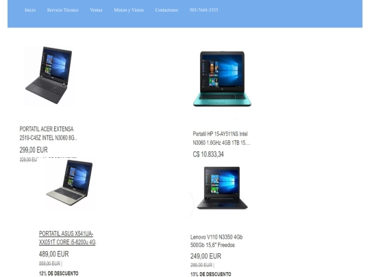 Venta de Portatiles screenshot