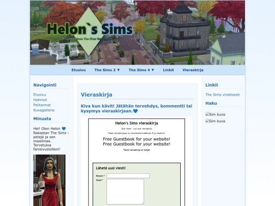 vieraskirja screenshot
