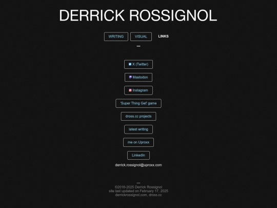 links screenshot