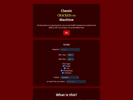 randomcracked screenshot