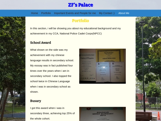 portfolio screenshot