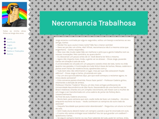 Texts/necromanciatrabalhosa screenshot