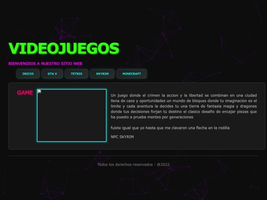 index screenshot