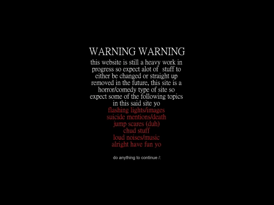 thewarning screenshot