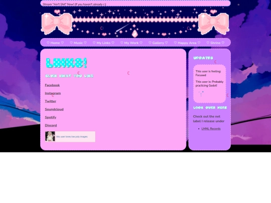 mylinks screenshot