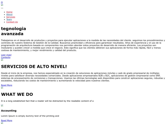 index screenshot