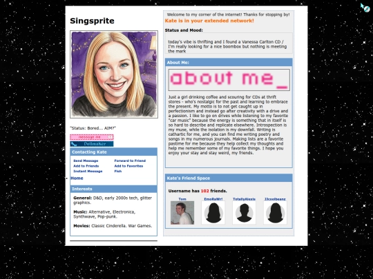 myspace screenshot