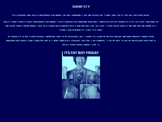 aboutme/identity screenshot