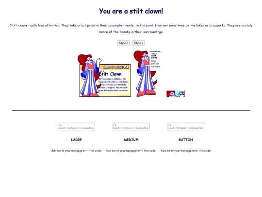 clownquiz/stilt screenshot