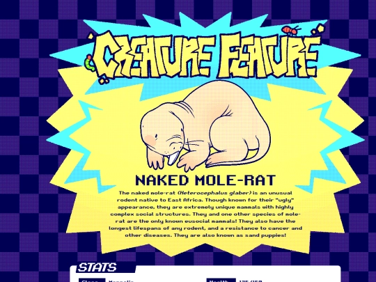 creaturefeature/molerat screenshot
