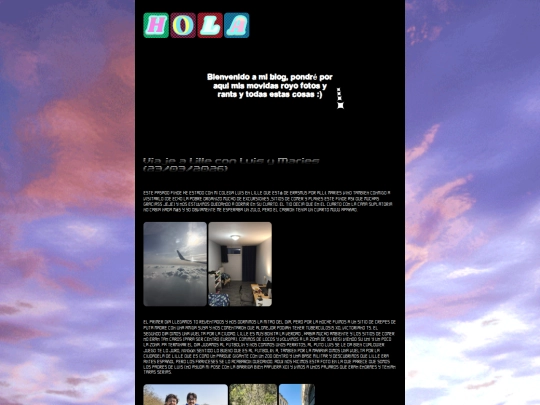 blog screenshot