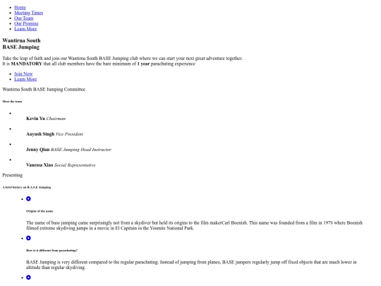 index screenshot