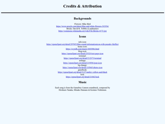 HTML/credit screenshot