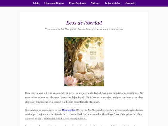 joyas/mayo/therigatha-versos screenshot