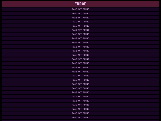 not_found screenshot