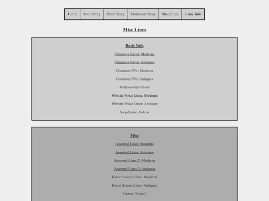 misclines screenshot