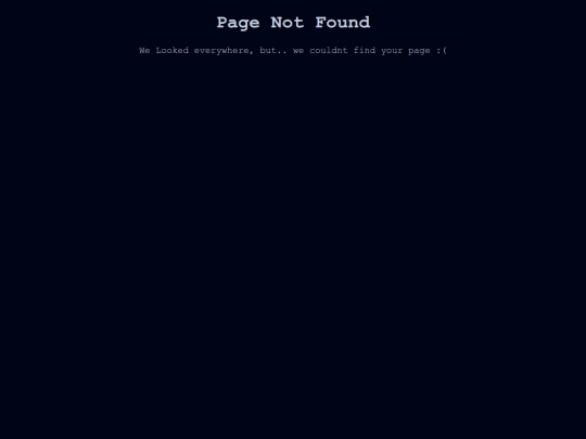 not_found screenshot